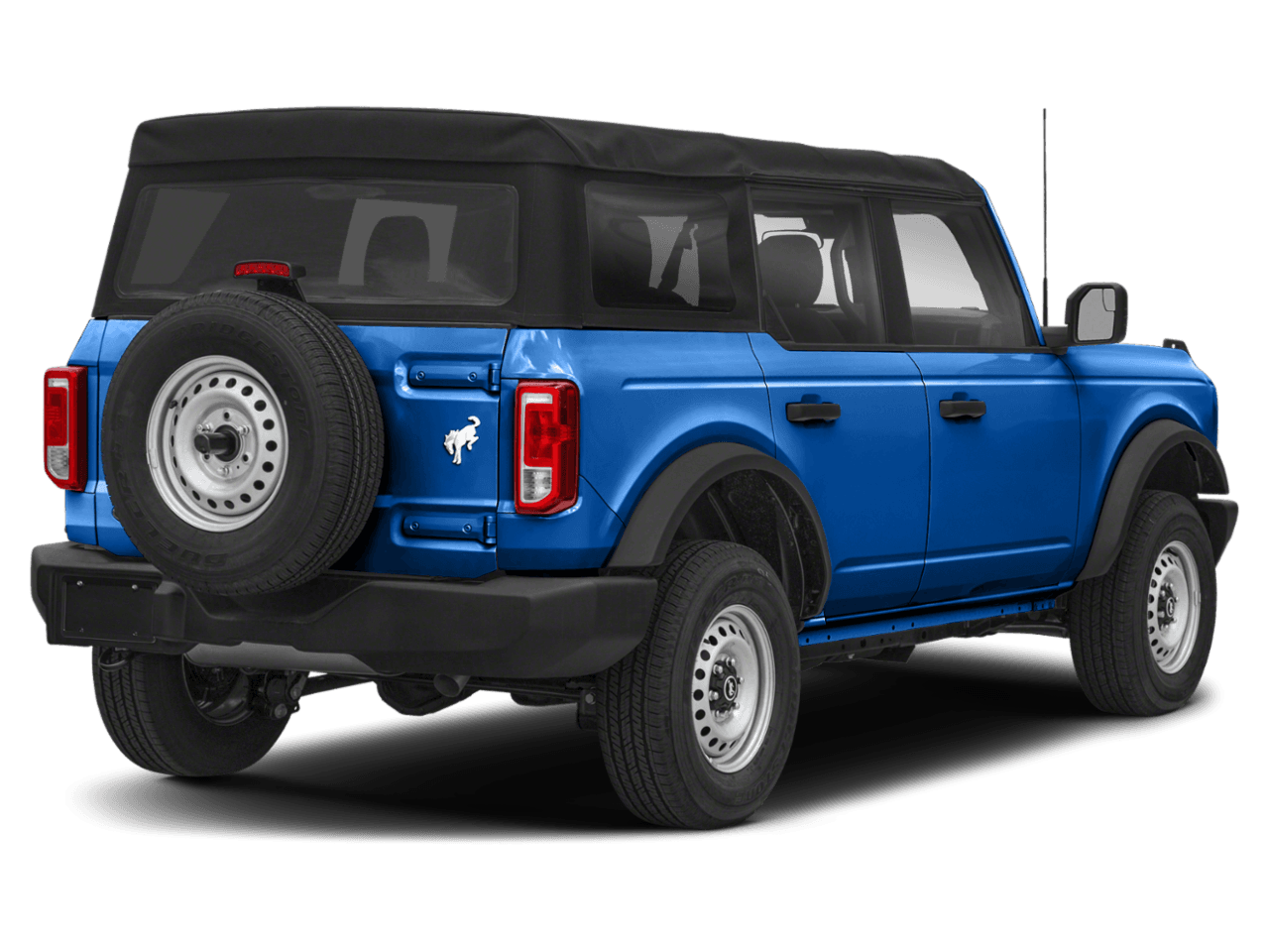 2022 Ford Bronco Base - Rear 3/4, facing to the right