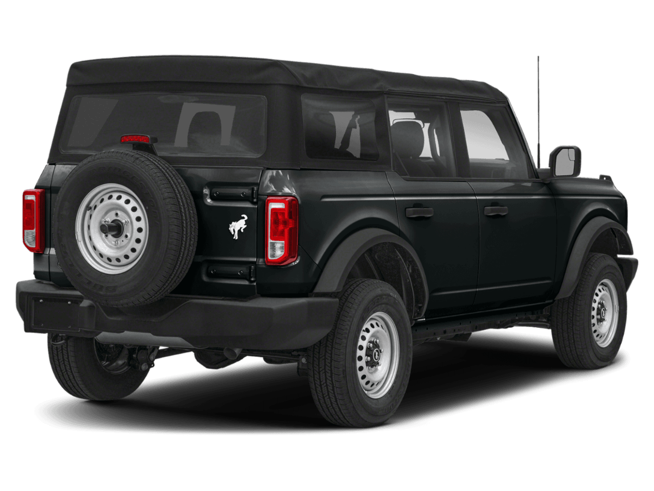 2022 Ford Bronco Base - Rear 3/4, facing to the right