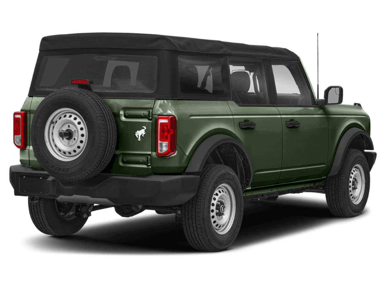 2022 Ford Bronco Base - Rear 3/4, facing to the right