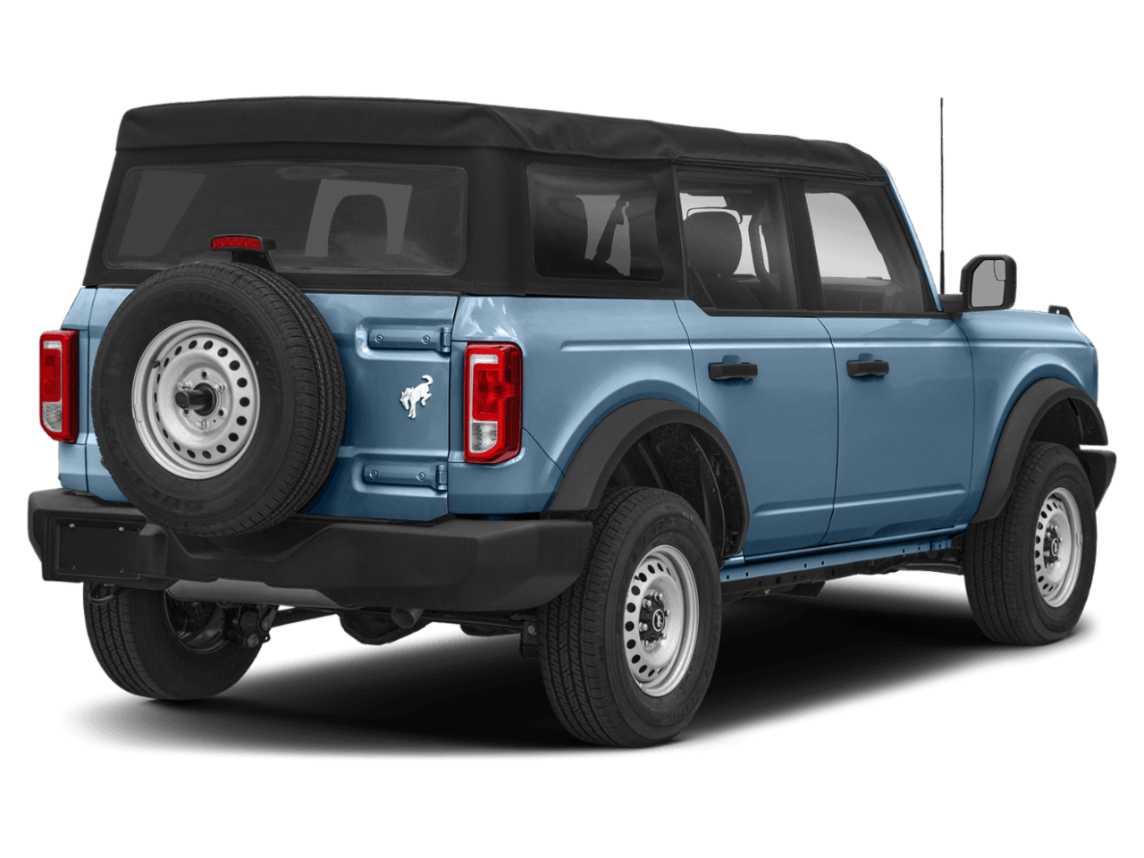 2022 Ford Bronco Base - Rear 3/4, facing to the right