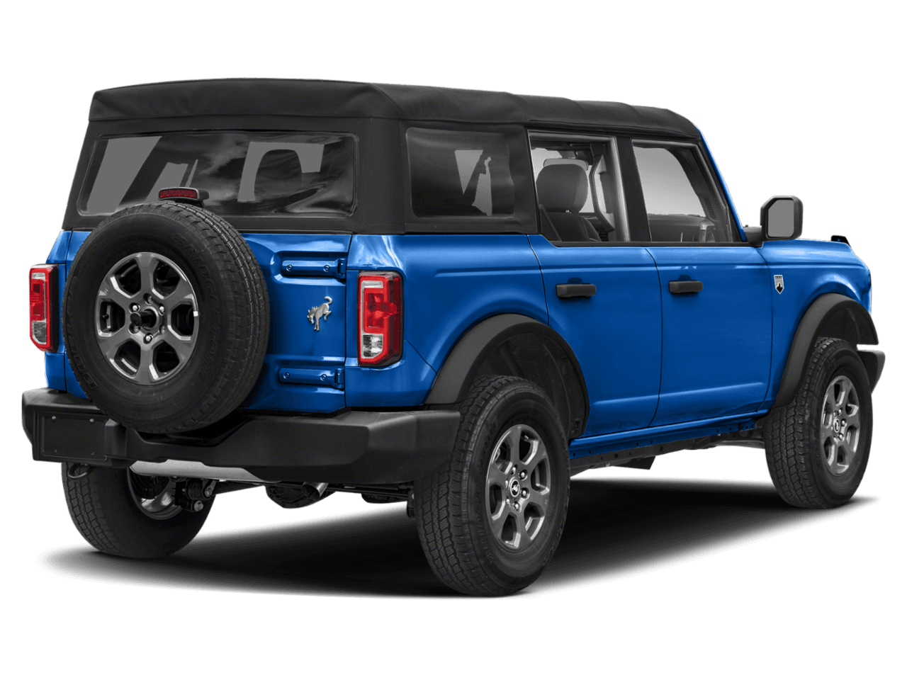 2022 Ford Bronco Big - Rear 3/4, facing to the right