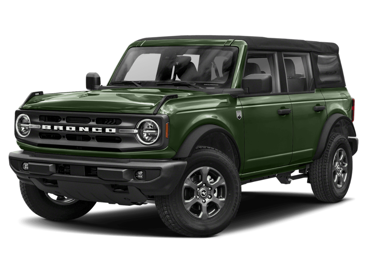 2022 Ford Bronco Big - Front 3/4, facing to the left