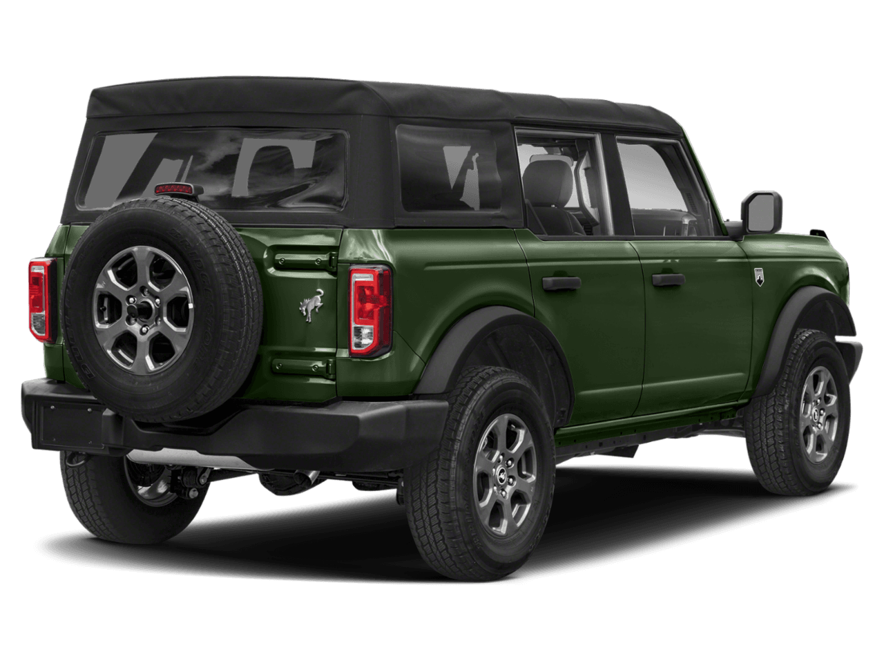 2022 Ford Bronco Big - Rear 3/4, facing to the right