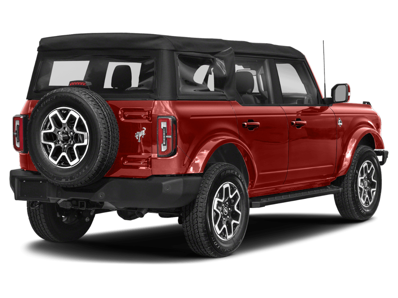 2022 Ford Bronco Outer - Rear 3/4, facing to the right