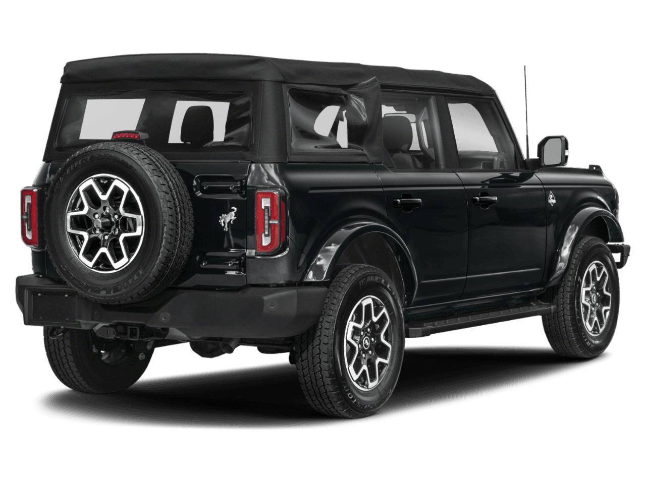 2022 Ford Bronco Outer - Rear 3/4, facing to the right