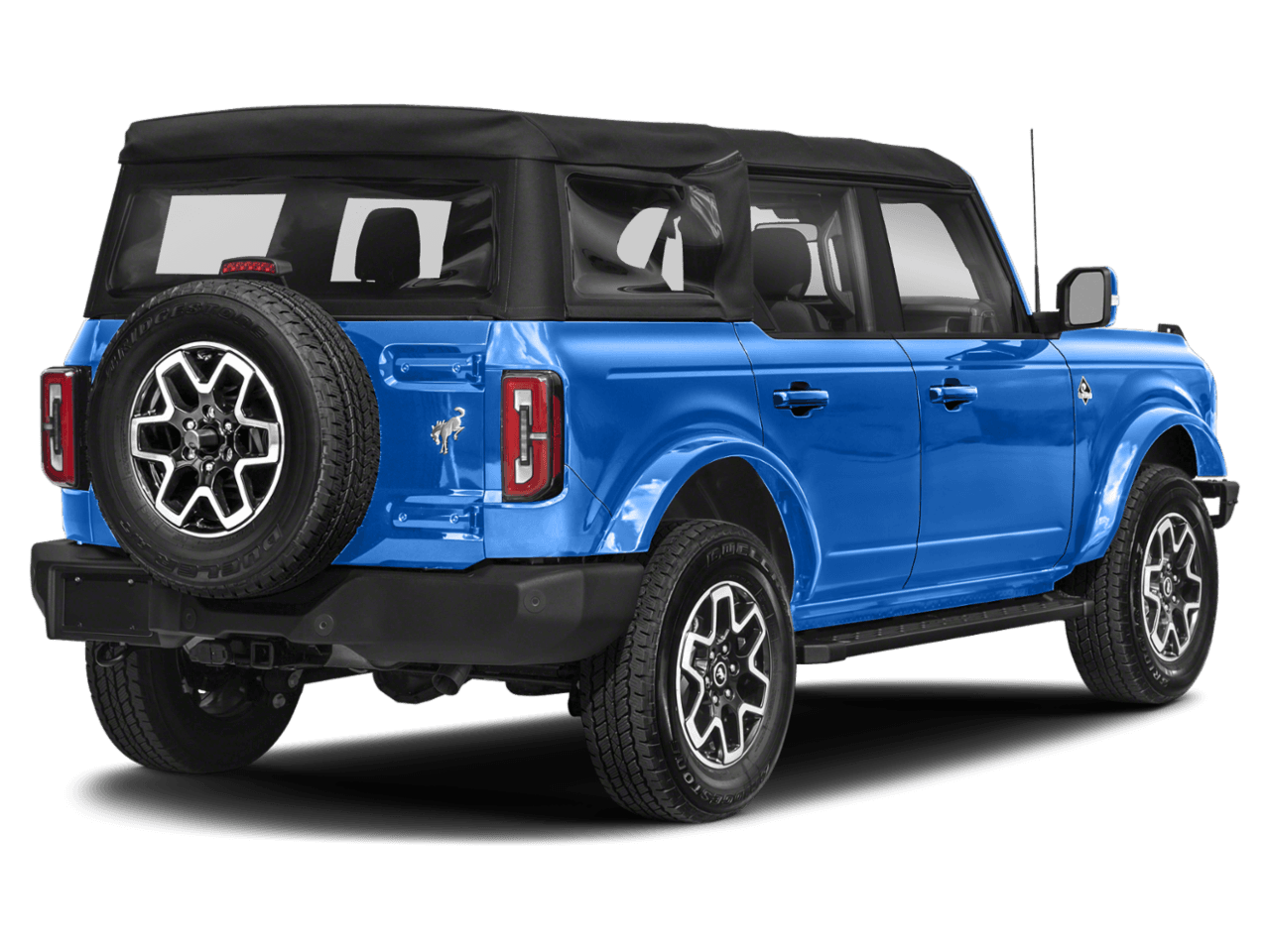 2022 Ford Bronco Outer - Rear 3/4, facing to the right
