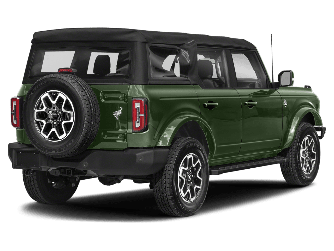 2022 Ford Bronco Outer - Rear 3/4, facing to the right