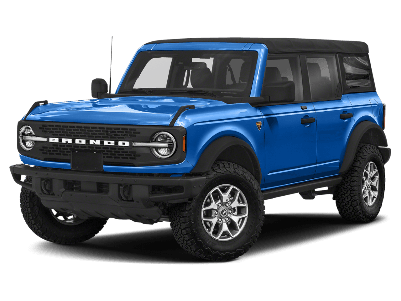 2022 Ford Bronco Badlands - Front 3/4, facing to the left