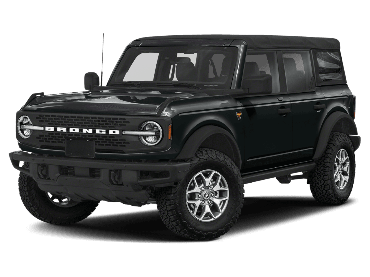 2022 Ford Bronco Badlands - Front 3/4, facing to the left