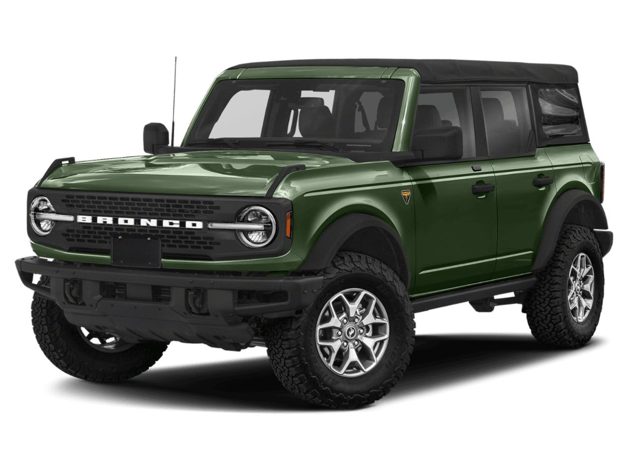 2022 Ford Bronco Badlands - Front 3/4, facing to the left