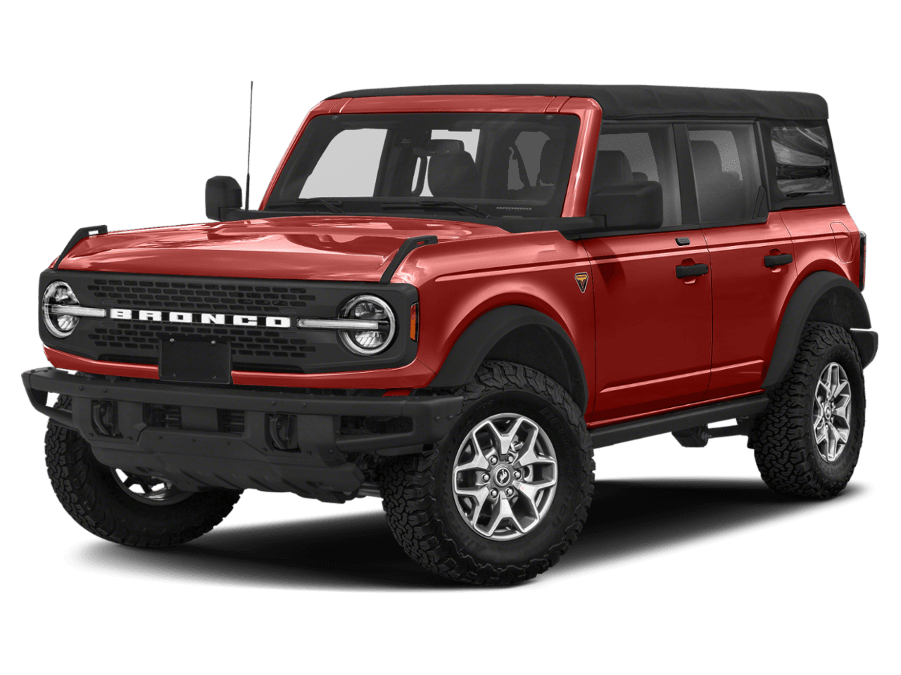 2022 Ford Bronco Badlands - Front 3/4, facing to the left