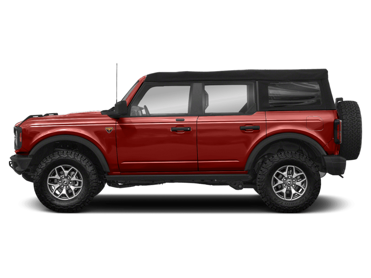 2022 Ford Bronco Badlands - Profile, facing to the left