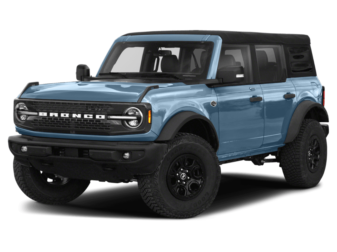 2022 Ford Bronco Wildtrak - Front 3/4, facing to the left
