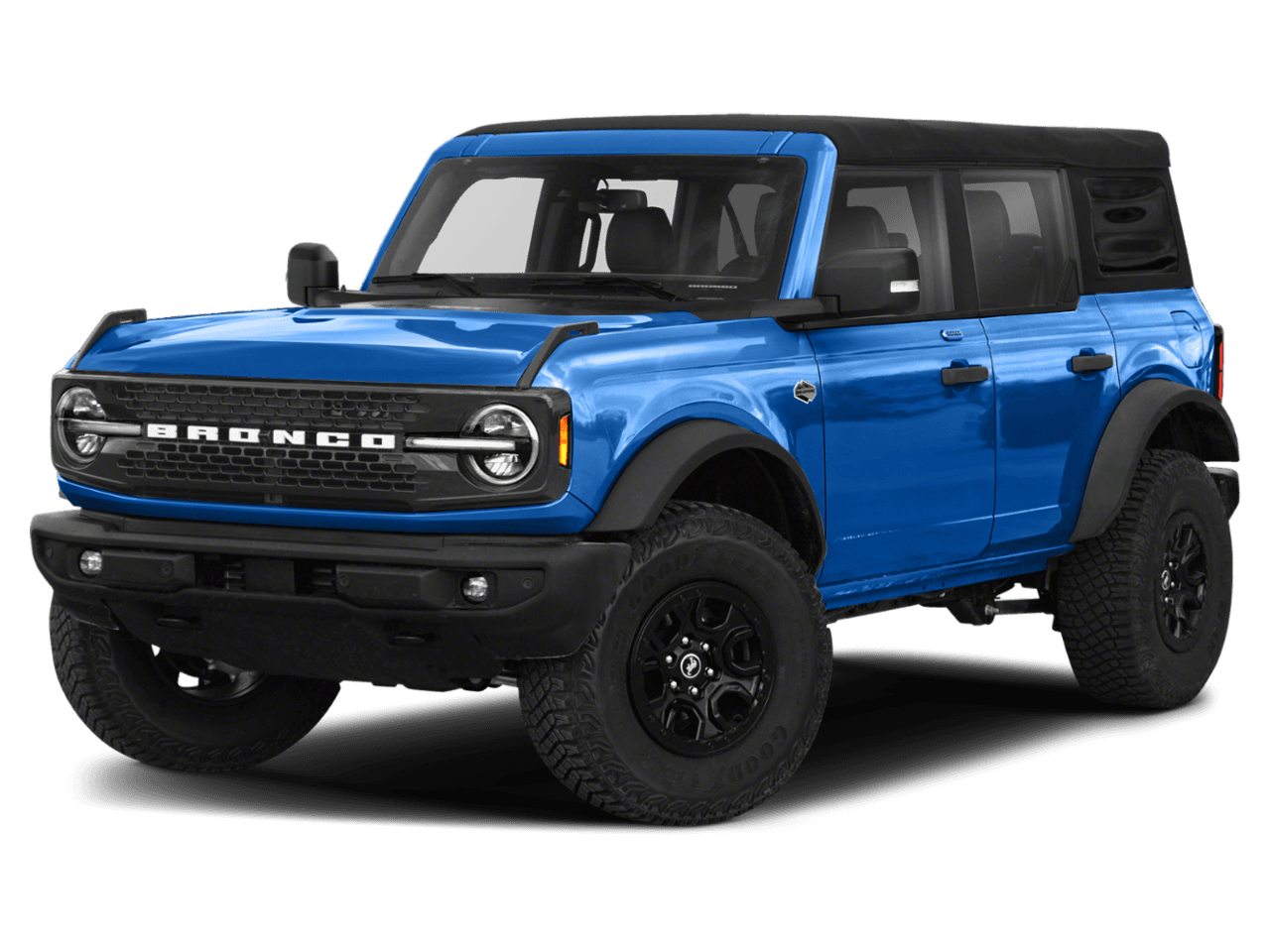 2022 Ford Bronco Wildtrak - Front 3/4, facing to the left