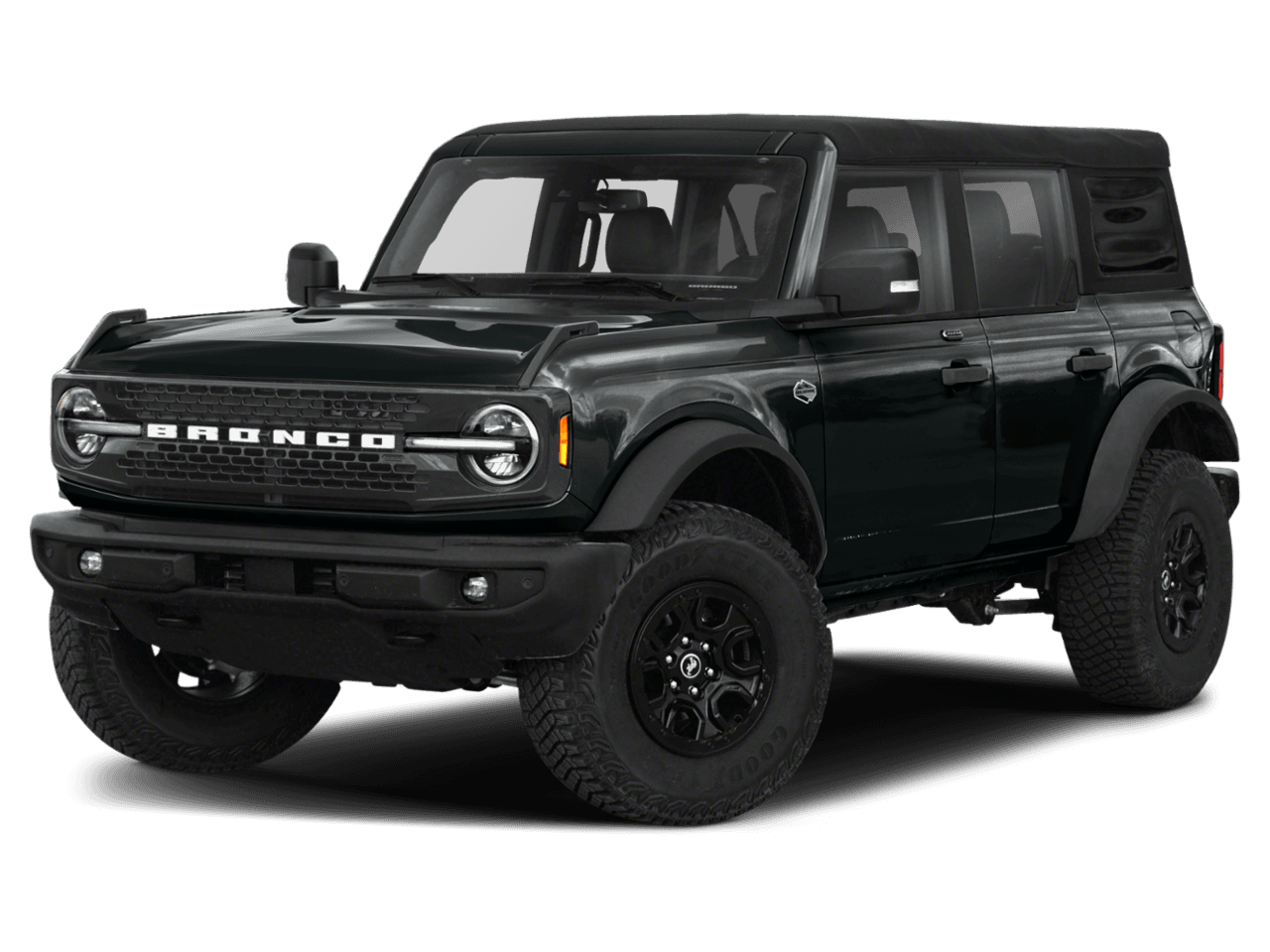 2022 Ford Bronco Wildtrak - Front 3/4, facing to the left
