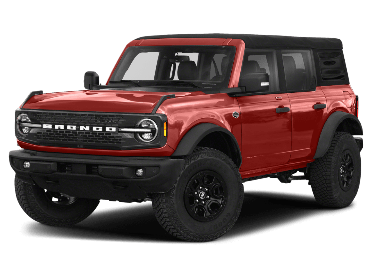 2022 Ford Bronco Wildtrak - Front 3/4, facing to the left