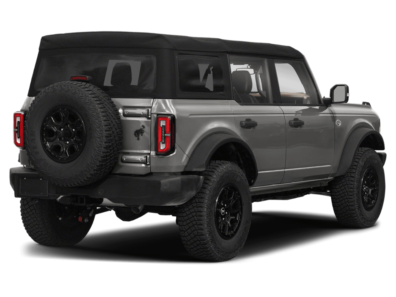 2022 Ford Bronco Wildtrak - Rear 3/4, facing to the right