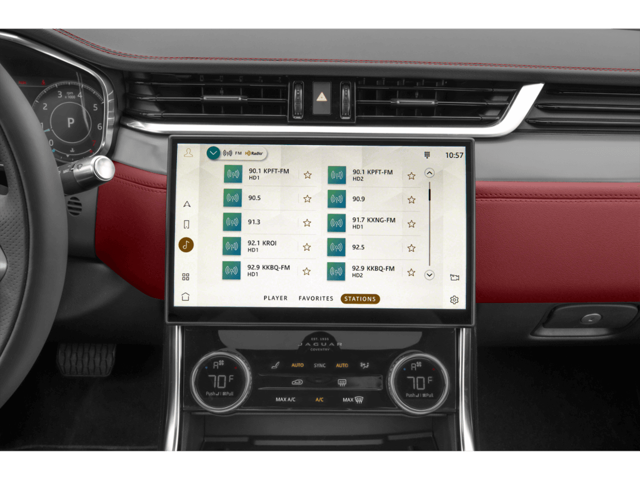 2022 Jaguar XF SE - Interior Stereo System