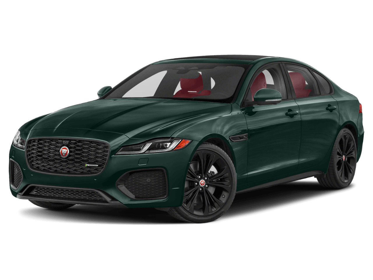 2022 Jaguar XF R-Dynamic SE - Front 3/4, facing to the left