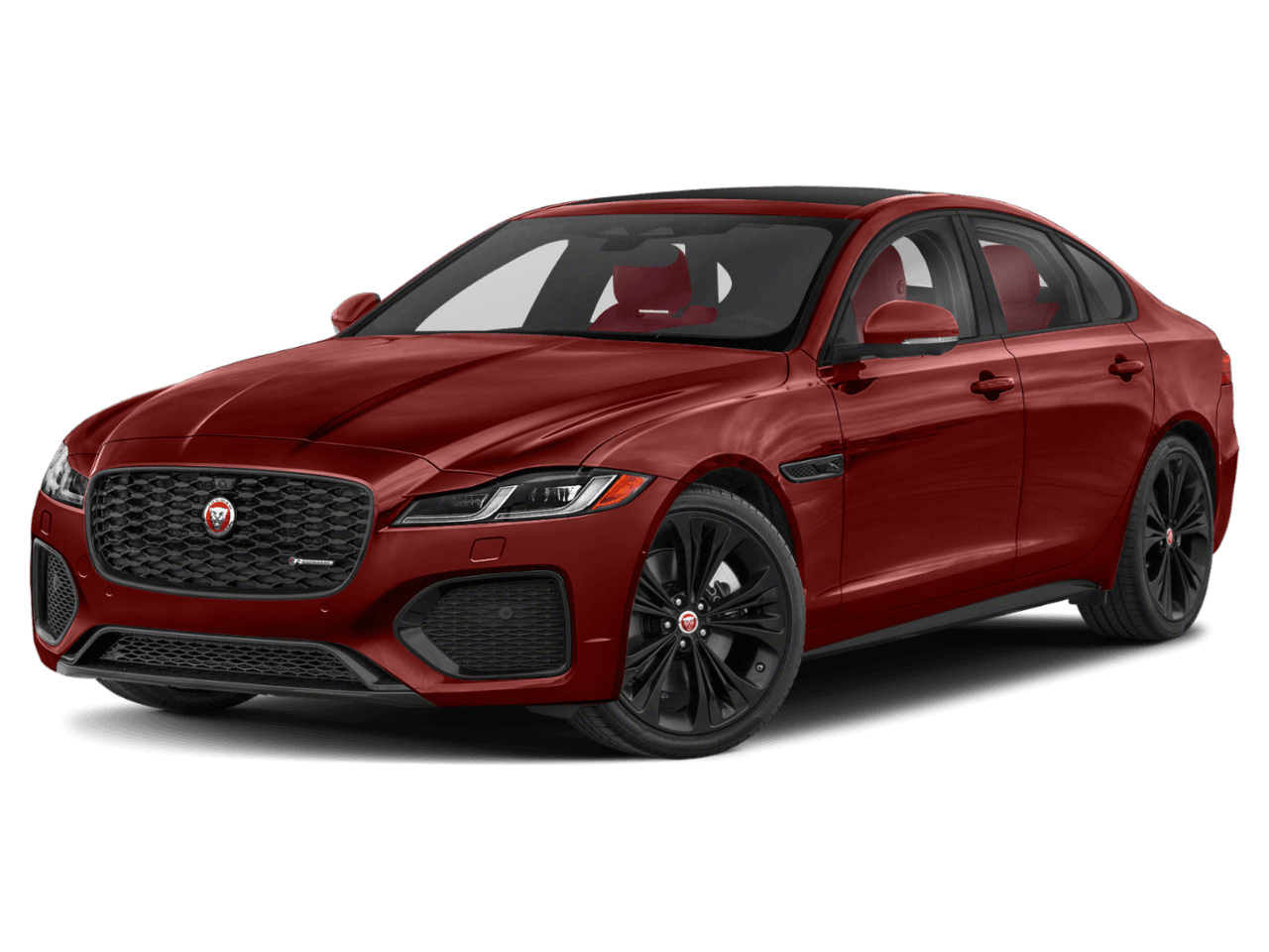2022 Jaguar XF R-Dynamic SE - Front 3/4, facing to the left