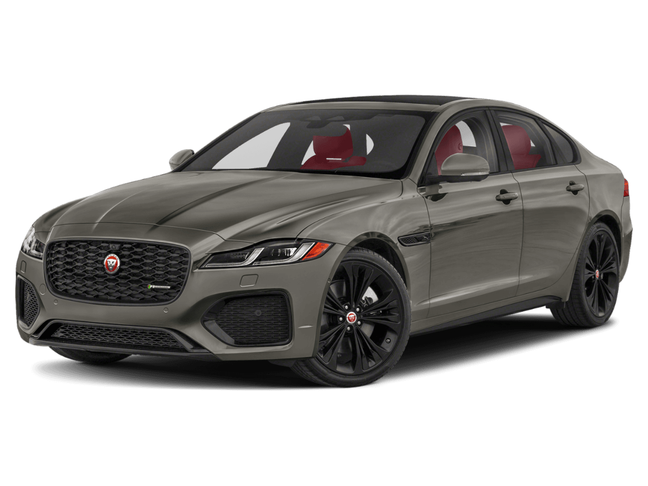 2022 Jaguar XF R-Dynamic SE - Front 3/4, facing to the left