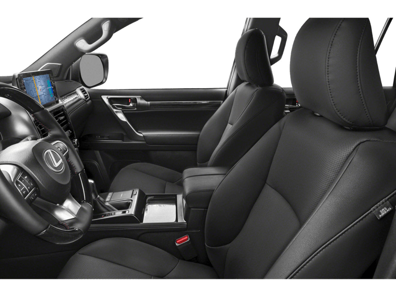 2022 Lexus GX GX 460 Premium - Interior Driver's Side with Door Open, Front Seat Feature