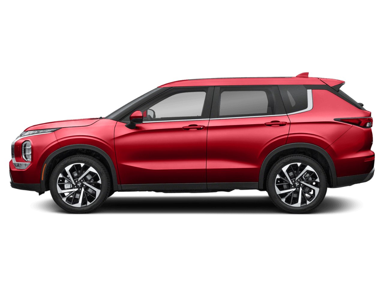 2022 Mitsubishi Outlander Black Edition - Profile, facing to the left