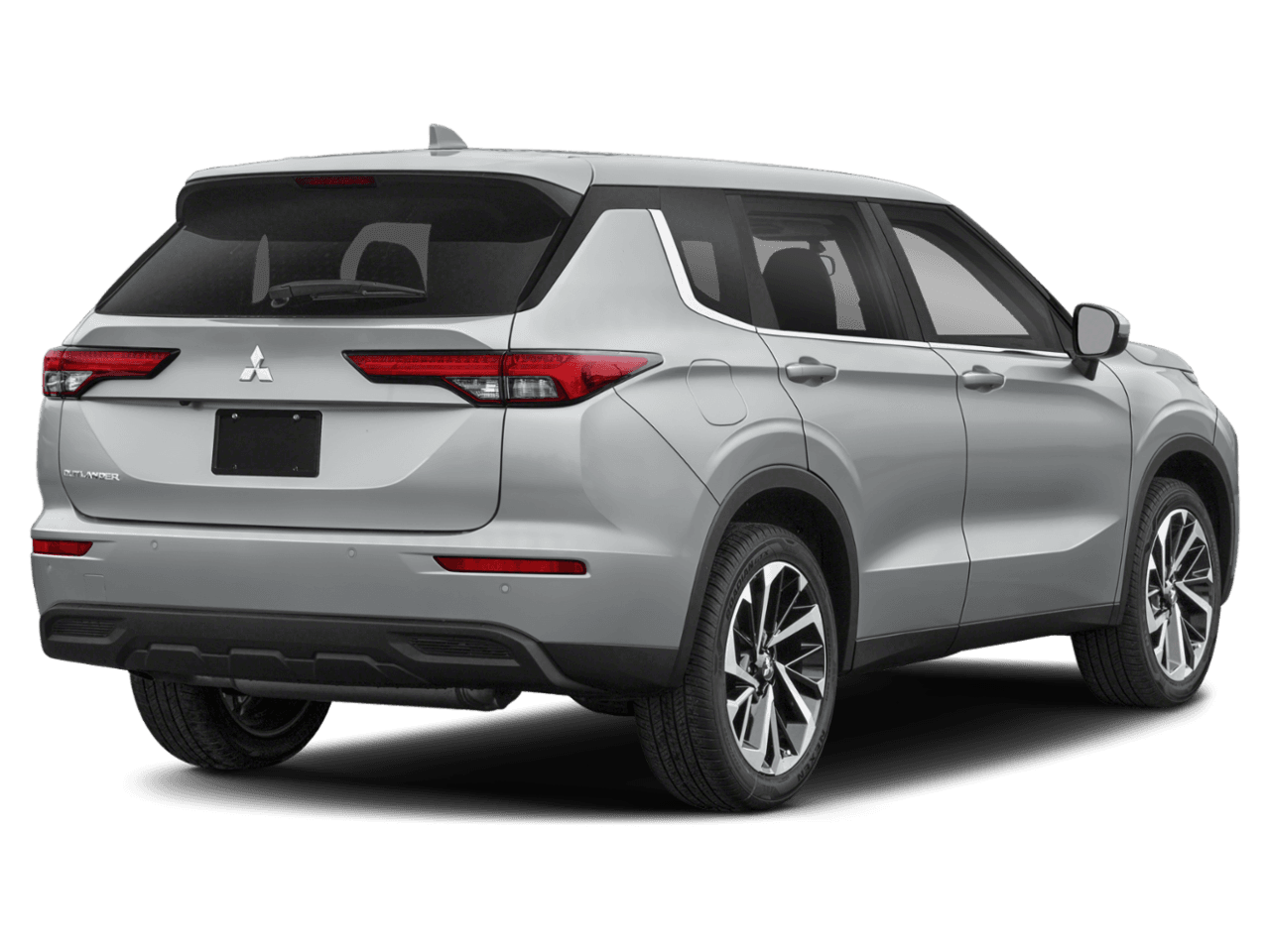 2022 Mitsubishi Outlander Black Edition - Rear 3/4, facing to the right