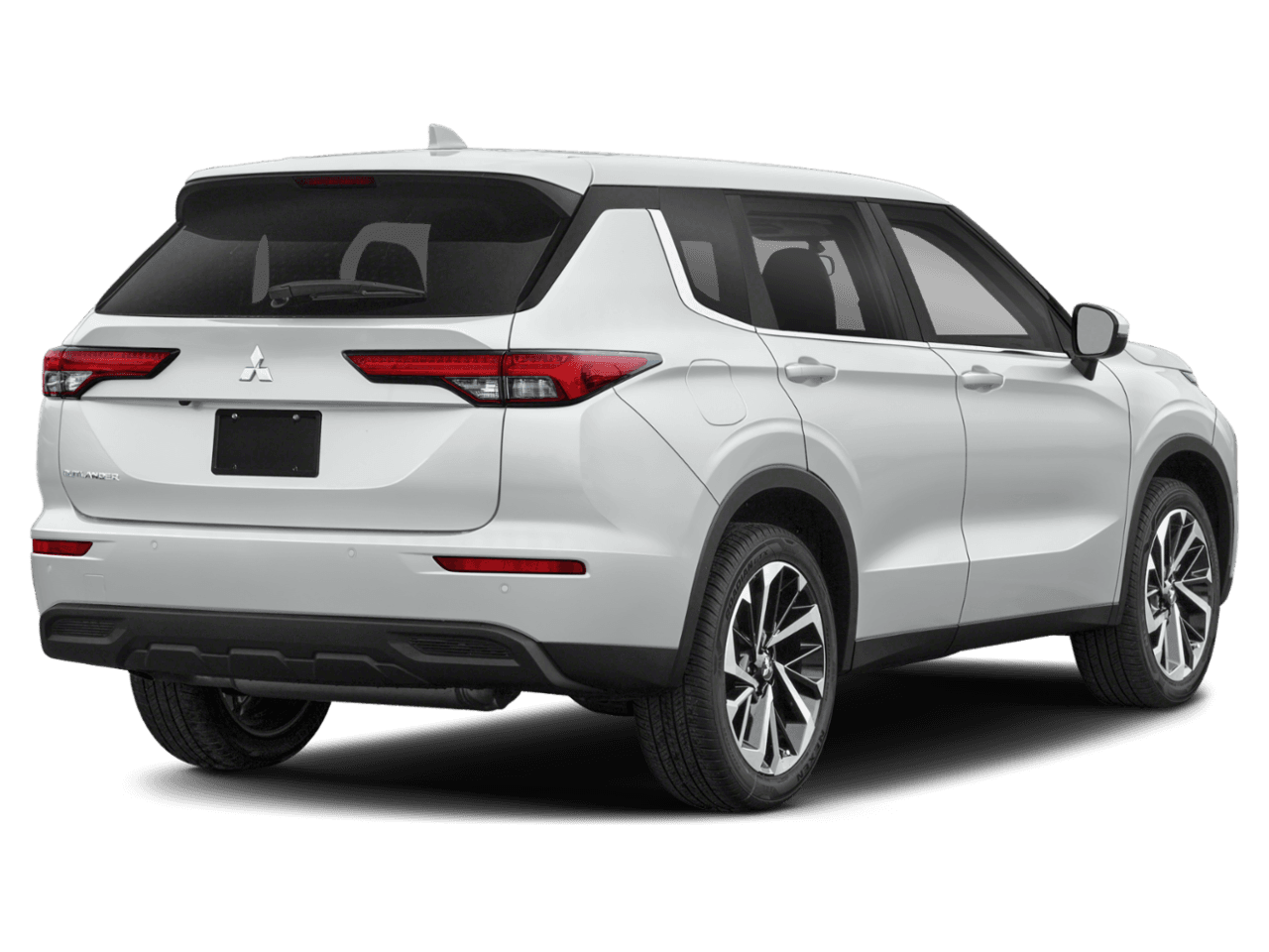 2022 Mitsubishi Outlander Black Edition - Rear 3/4, facing to the right