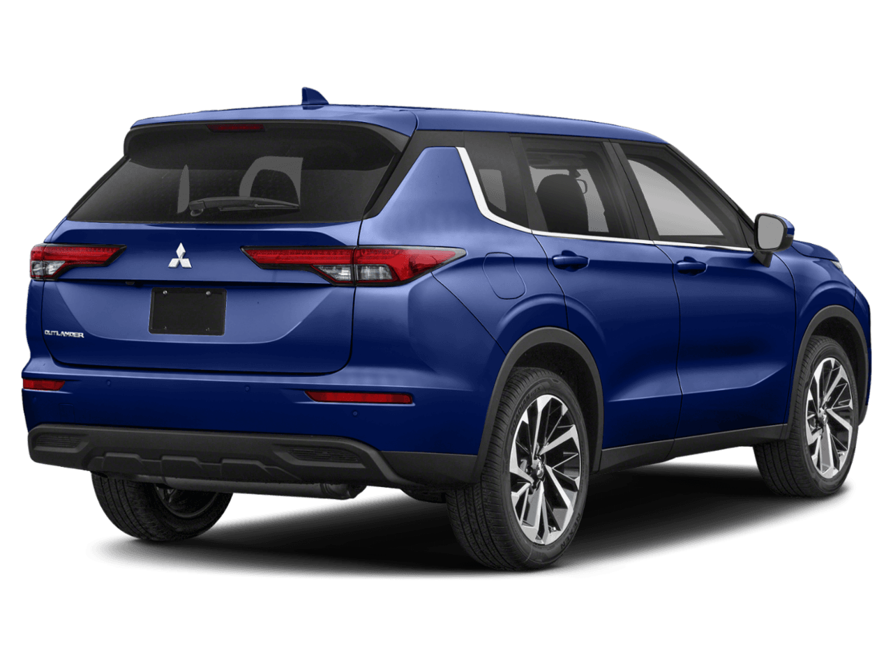 2022 Mitsubishi Outlander Black Edition - Rear 3/4, facing to the right