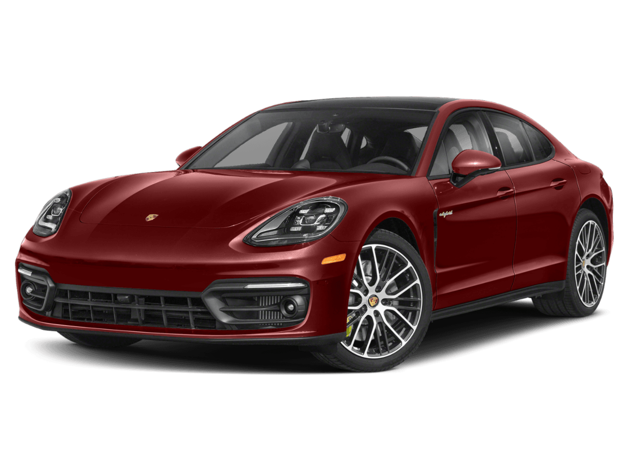 2022 Porsche Panamera 4 E-Hybrid Platinum Edition - Front 3/4, facing to the left