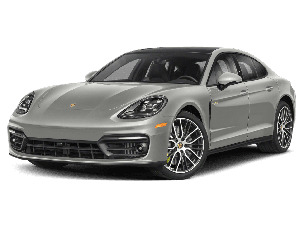 2022 Porsche Panamera 4 E-Hybrid Platinum Edition - Front 3/4, facing to the left
