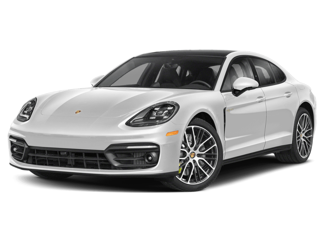 2022 Porsche Panamera 4 E-Hybrid Platinum Edition - Front 3/4, facing to the left