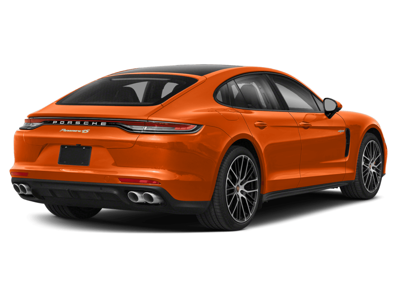 2022 Porsche Panamera 4 E-Hybrid Platinum Edition - Rear 3/4, facing to the right