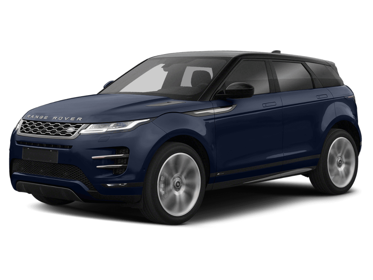 2023 Land Rover Range Rover Evoque R-Dynamic S - Front 3/4, facing to the left