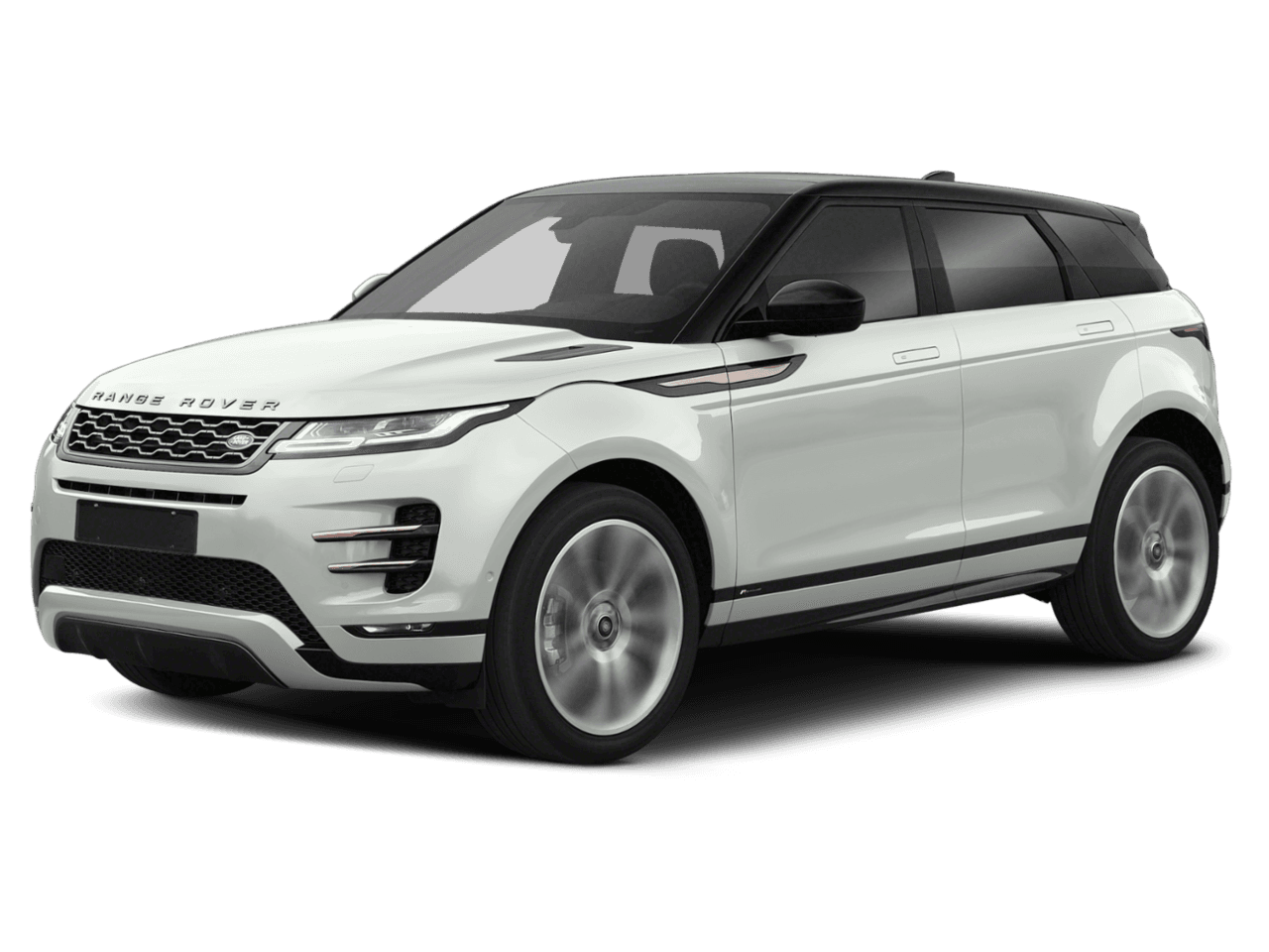 2023 Land Rover Range Rover Evoque R-Dynamic S - Front 3/4, facing to the left