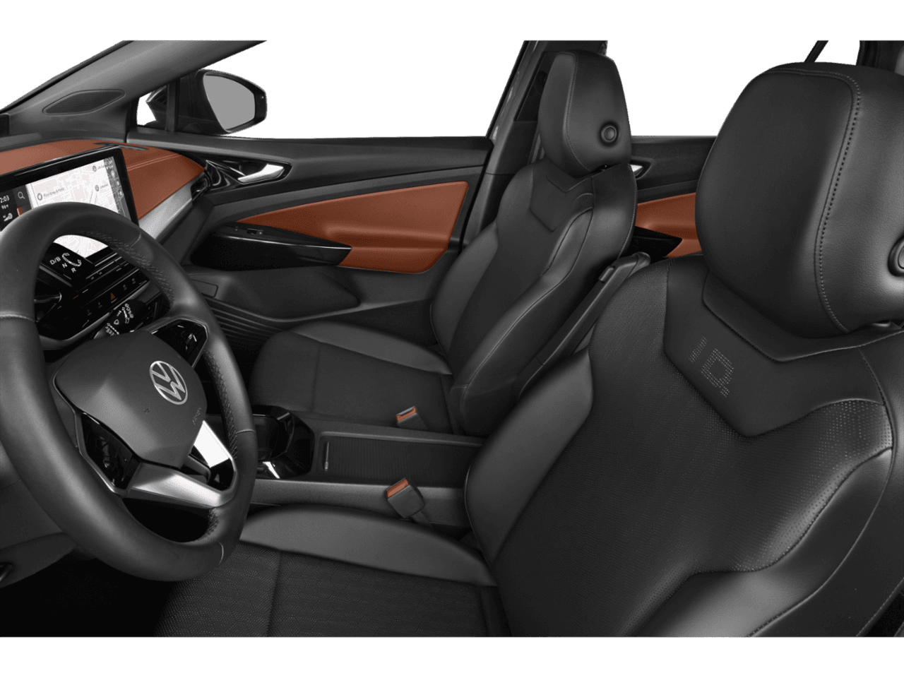 2022 Volkswagen ID.4 Pro S - Interior Driver's Side with Door Open, Front Seat Feature