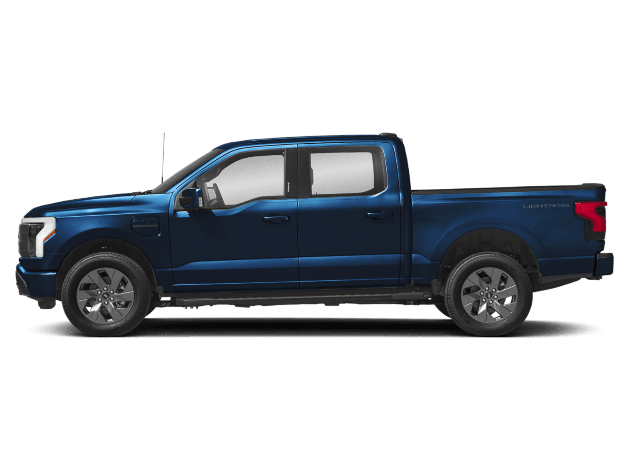 2022 Ford F-150 Lightning LARIAT - Profile, facing to the left