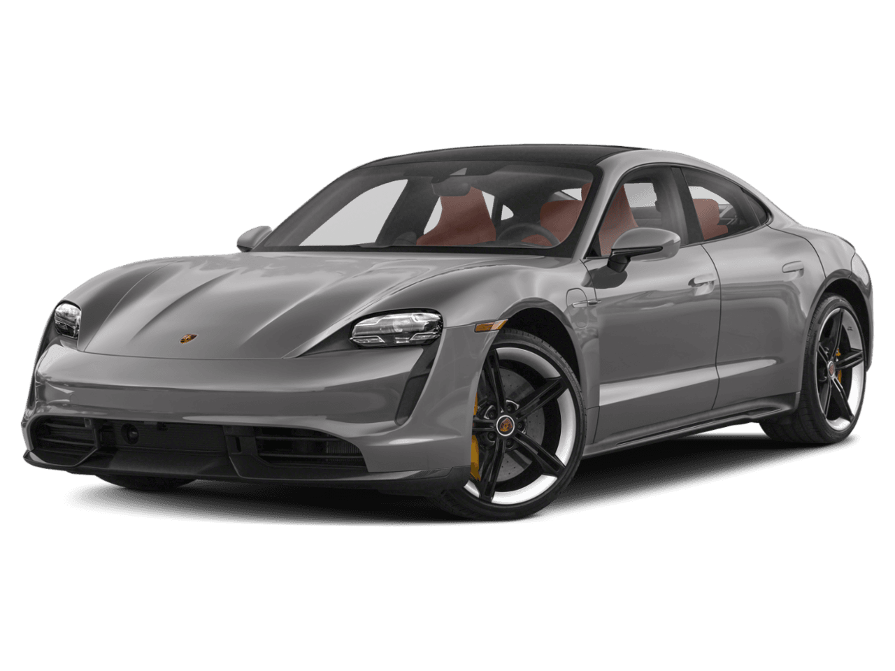 2022 Porsche Taycan GTS - Front 3/4, facing to the left