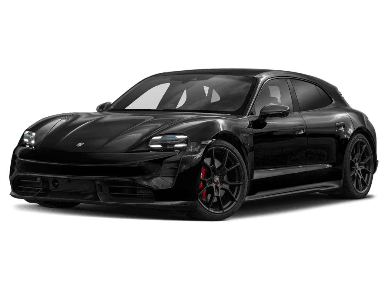 2022 Porsche Taycan GTS - Front 3/4, facing to the left