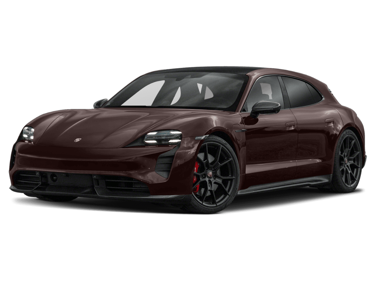 2022 Porsche Taycan GTS - Front 3/4, facing to the left