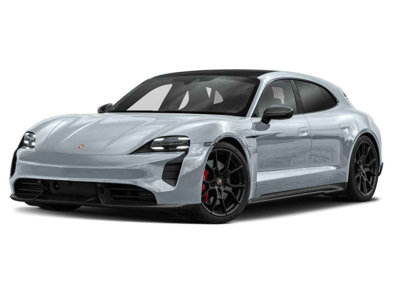 2022 Porsche Taycan GTS - Front 3/4, facing to the left