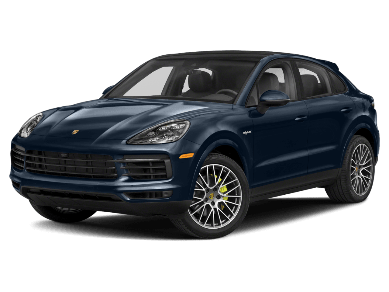 2022 Porsche Cayenne Platinum Edition Hybrid - Front 3/4, facing to the left