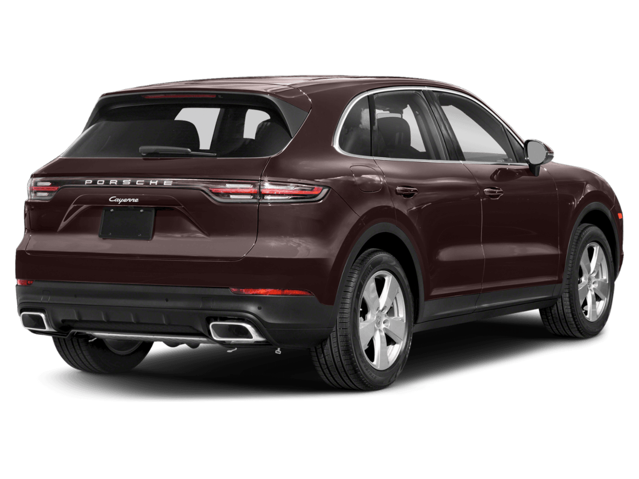 2022 Porsche Cayenne Platinum Edition - Rear 3/4, facing to the right