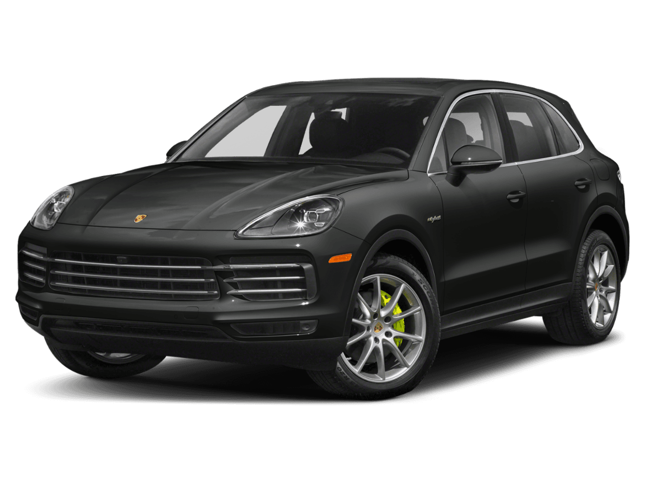 2022 Porsche Cayenne Platinum Edition E-Hybrid - Front 3/4, facing to the left