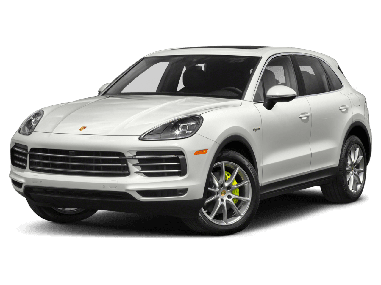 2022 Porsche Cayenne Platinum Edition E-Hybrid - Front 3/4, facing to the left