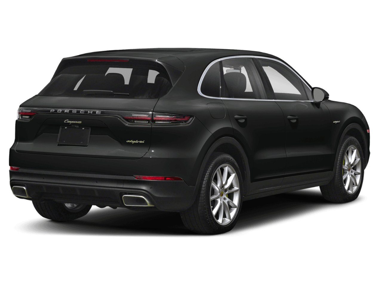 2022 Porsche Cayenne Platinum Edition E-Hybrid - Rear 3/4, facing to the right