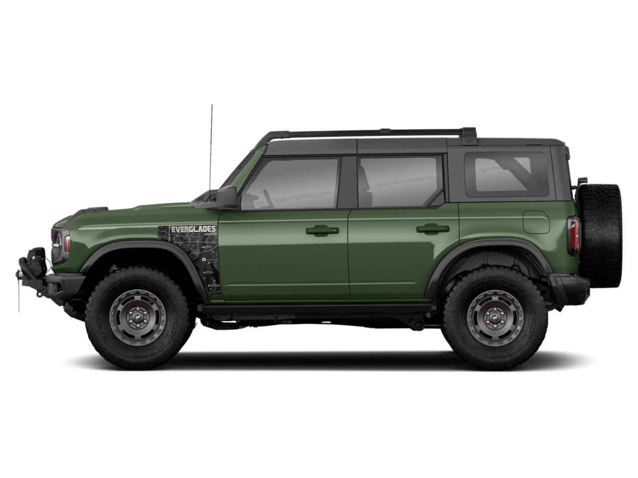 2022 Ford Bronco Everglades - Profile, facing to the left