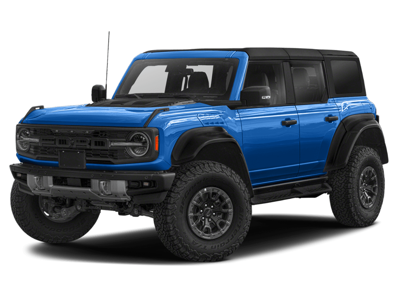 2022 Ford Bronco Raptor - Front 3/4, facing to the left