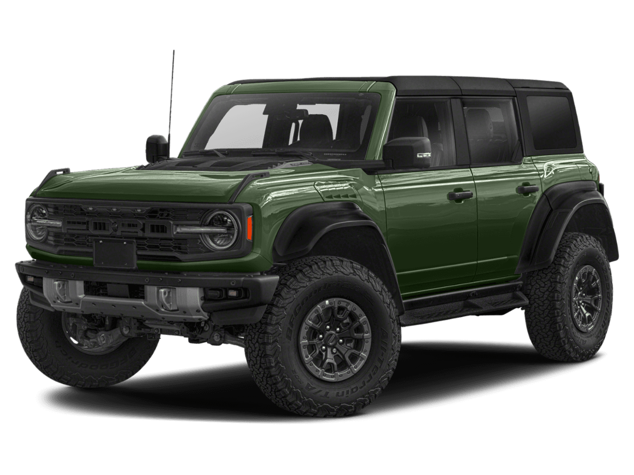 2022 Ford Bronco Raptor - Front 3/4, facing to the left